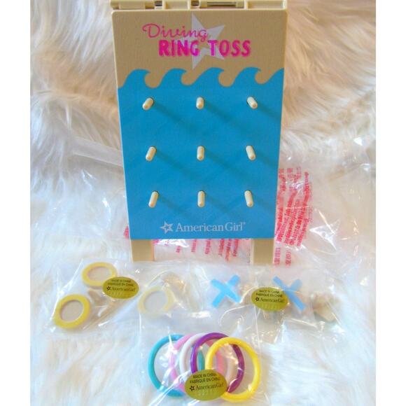 NEW 12pc American Girl Doll 2 in 1 TIC TAC TOE & RING TOSS GAMES Toy Accessories - Picture 6 of 10